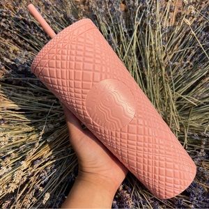 Starbucks International Grid Pink Tumbler HTF
